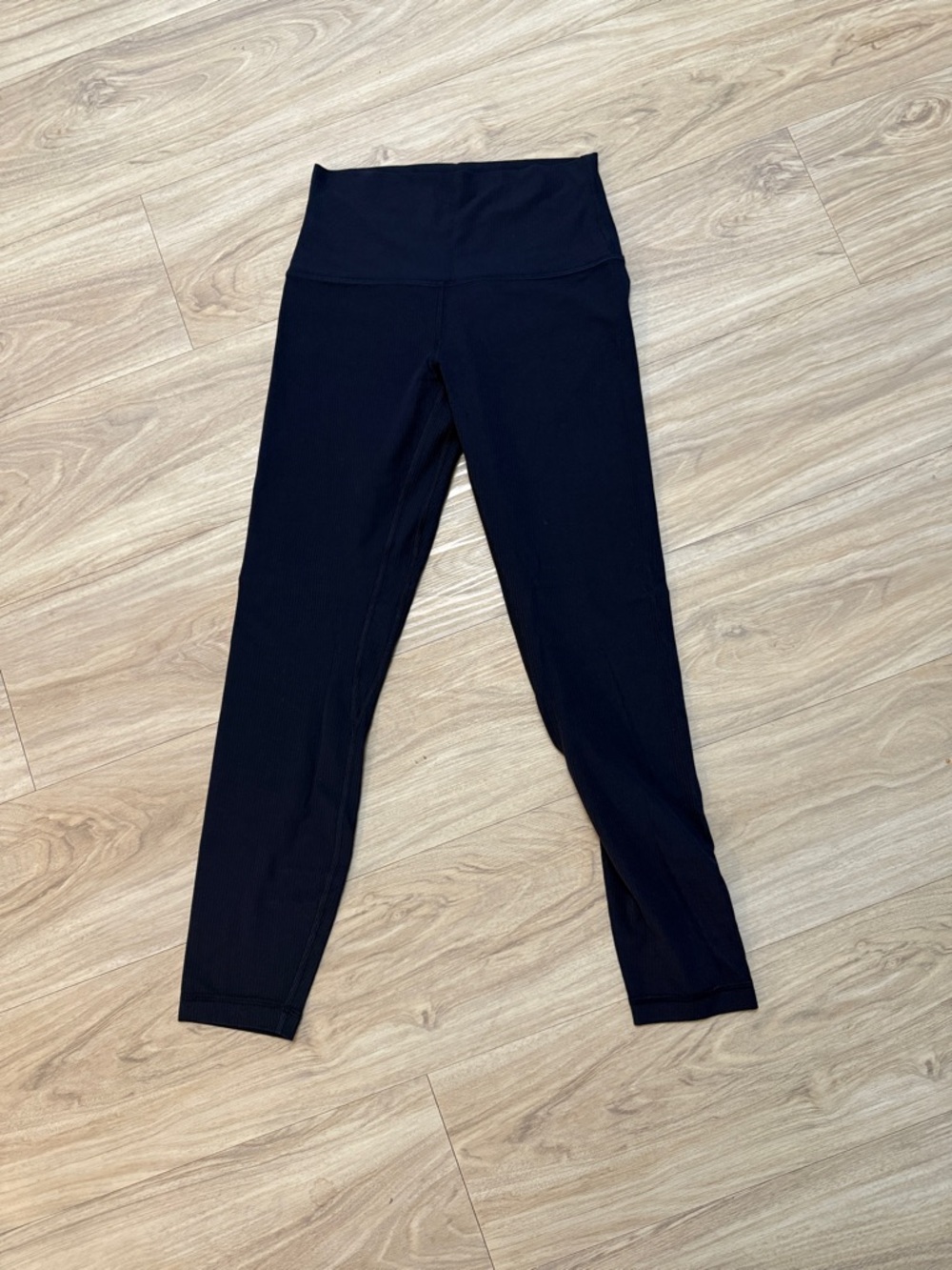 lululemon athletica Navy Blue Ribbed Leggings